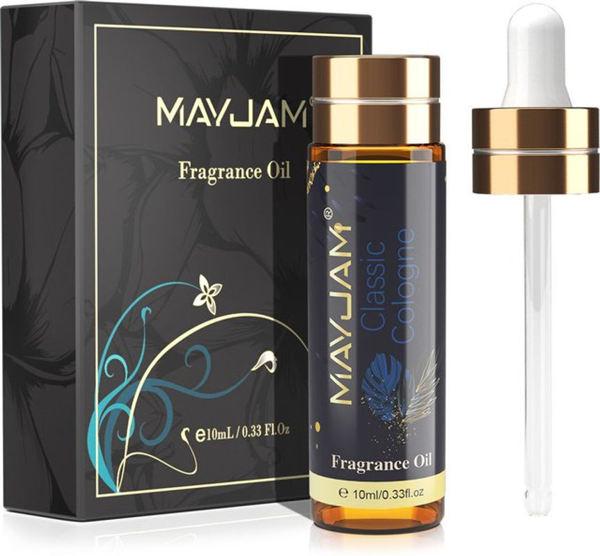 MAYJAM Duftöl für Luftbefeuchter und Diffusoren mit den Düften Classic Cologne, Bay Rum, Bambus, Regenwald, Kiefer und frisch geschnittenem Gras in der Glasflasche - Bild 1