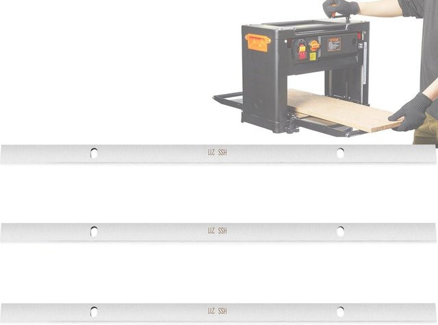 Buying Solutions MB Dicktenhobelmesser aus Schnellarbeitsstahl, 13 Zoll, Silber, HRC55-60 Härte - Bild 1
