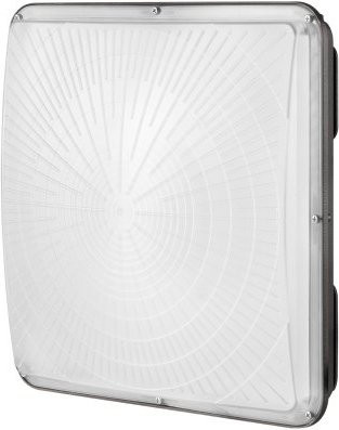 VEVOR LED-Überdachungsleuchte 150 W, 16500 lm, 5000 K Tageslicht, IP65, Braun, B/T/H: 31,8 x 31,8 x 10,0 cm - Bild 1
