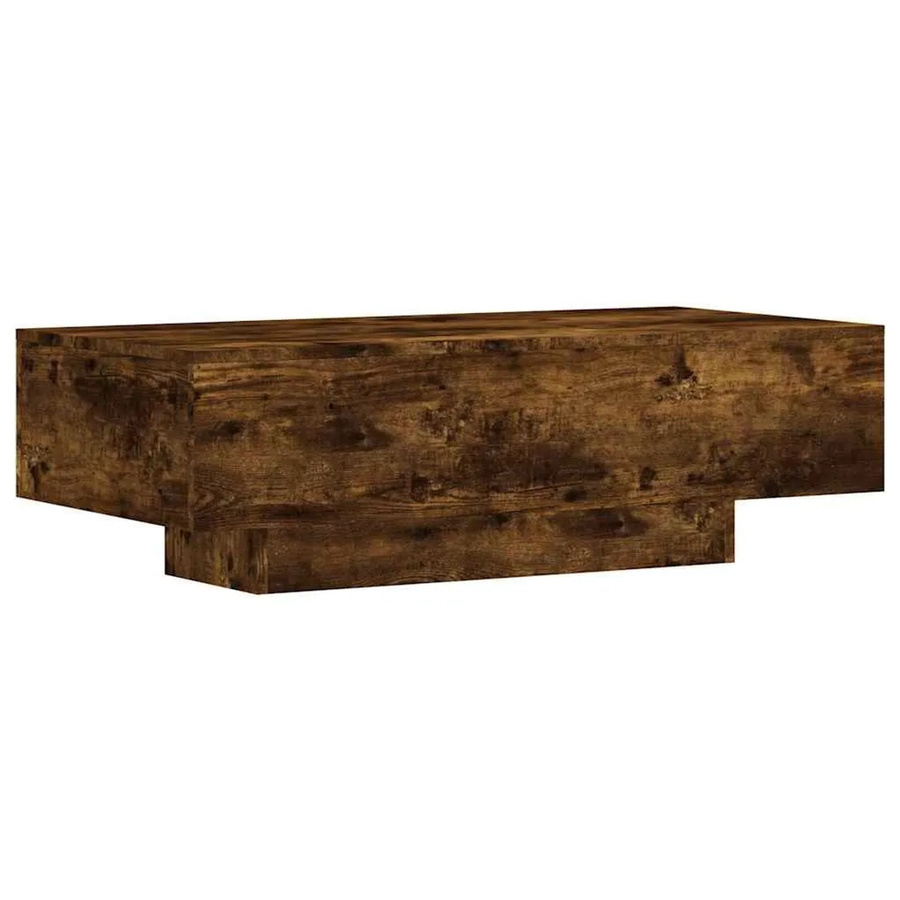 vidaXL Couchtisch modern in Räuchereiche, B/T/H: 100 x 49,5 x 31 cm - Bild 2