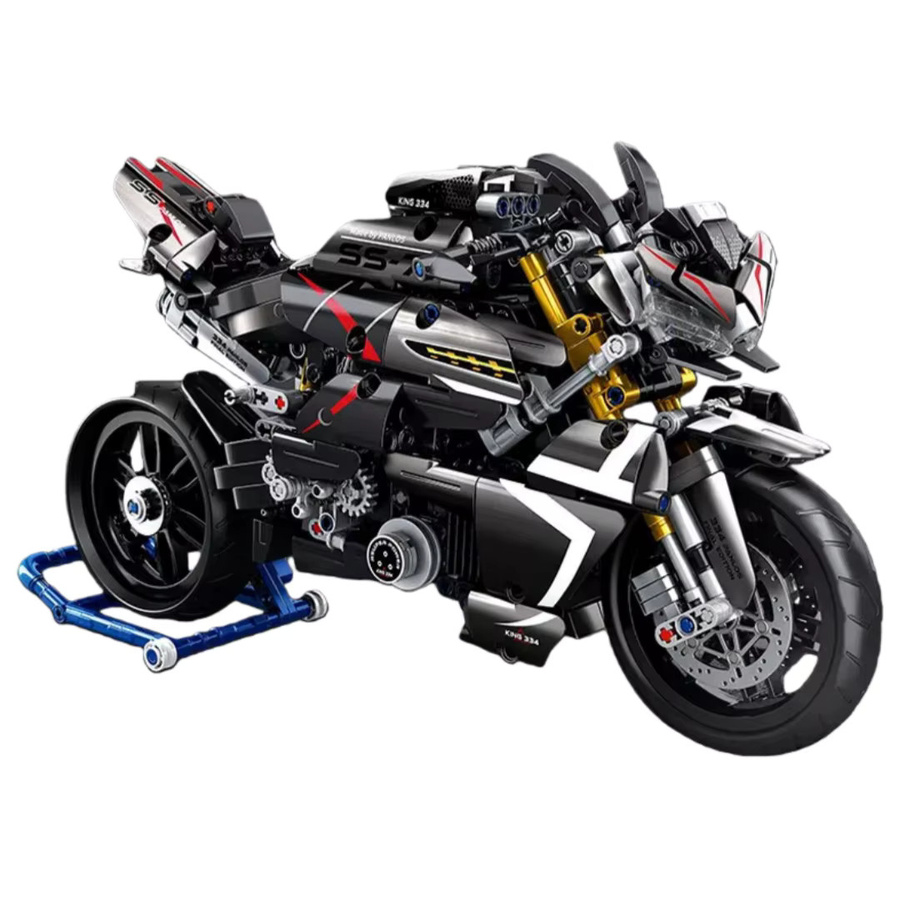 JAKI MOC Motorrad-Bausatz, Bausteine-Ornament - Bild 2