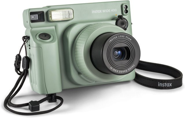 Fujifilm Instax Wide 400 Sofortbildkamera in Grün - Bild 1