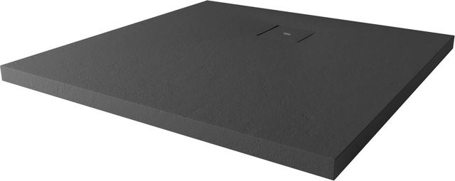 Breuer Duschwanne Modern Line aus Mineralguss, quadratisch, Anthrazit, B/B: 120 x 120 cm - Bild 1