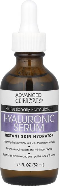 Advanced Clinicals Hyaluronsäure-Serum, 52 ml, für trockene Haut - Bild 1