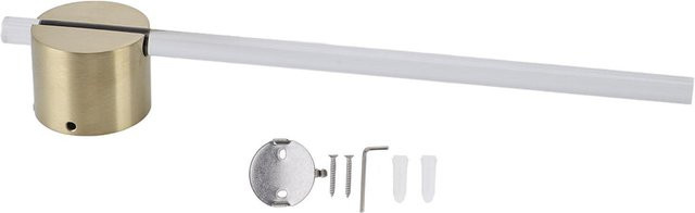 CosyHome Wandmontierte Handtuchstange aus Acryl in Weiß, minimalistisches Design für dein Badezimmer - Bild 1