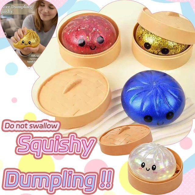 Bandai Riesen-Knödel-Quetschspielzeuge, 4 Stile, Weiche Teigkugel - Bild 1
