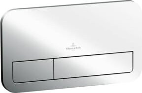 Villeroy & Boch Betätigungsplatte ViConnect 200S in Chrom, B/H/T: 25,3 x 14,5 x 1,0 cm - Bild 1