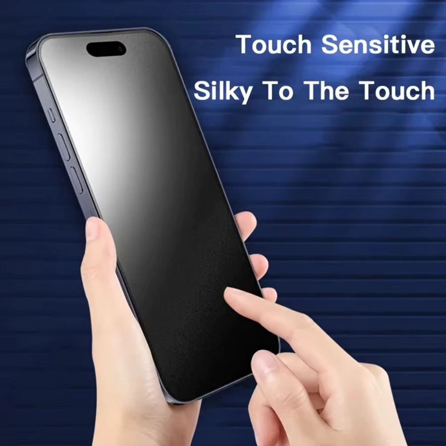 NNBILI 4er-Pack Matte Keramikfolie Displayschutz für iPhone 17 16 15 14 13 12 11 Pro Max mit Blendschutz und Anti-Fingerabdruck-Funktion - Bild 4