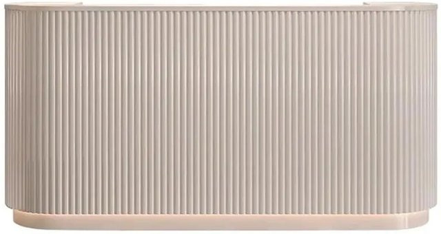 360Home Empfangstisch für Salon und Geschäft in Beige, Breite: 220 cm - Bild 1