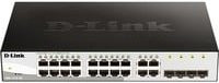 D-Link Web Smart DGS-1210-20 Netzwerk Switch in Schwarz mit 16 x 10/100/1000 Mbit/s und 4 x Gigabit SFP Ports - Bild 2