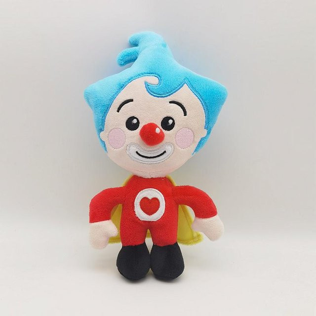 Plim Clown Plüschtier Puppe, Kawaii Cartoon Anime, Bunt / Mehrfarbig - Bild 1