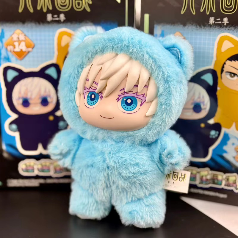 Bandai Jujutsu Kaisen Blind Box Plüschfiguren, Vinyl-Plüsch-Minifiguren mit Katzenohren, Set / Bundle, ab 18 Jahren - Bild 3