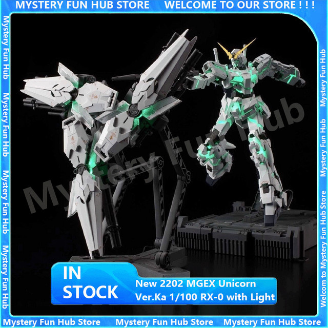 SHENSHOU Mgex Einhorn Ver.Ka Rx-0, Plastikmodellbausatz, 1/100 - Bild 1