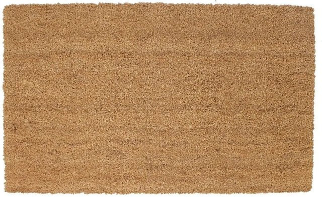 Lex Schmutzfangmatte aus Kokos in Beige und Braun, B/T: 80 x 50 cm - Bild 1
