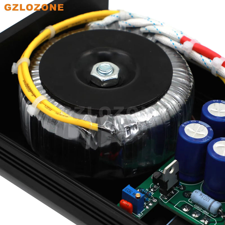 GZLOZONE WL-DP01 HIFI Lineares Netzteil LPS 50VA Schwarz mit Barrel Plug für Stereo-Verstärker DC 5V/9V/12V/15V/16V/18V/19V/24V - Bild 4