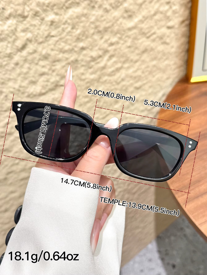 CAIPAI Sonnenbrillen-Set, Cat-Eye, Vollrand, Kunststoff, Mehrfarbig - Bild 3