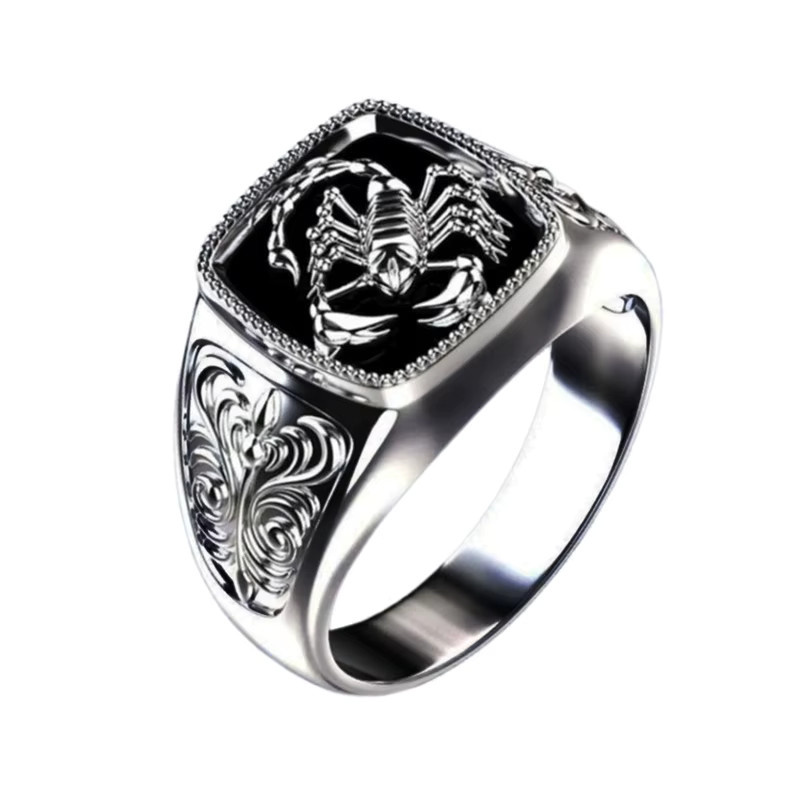 Everoyal Skorpion Ring, 925 Silber, Herren - Bild 3