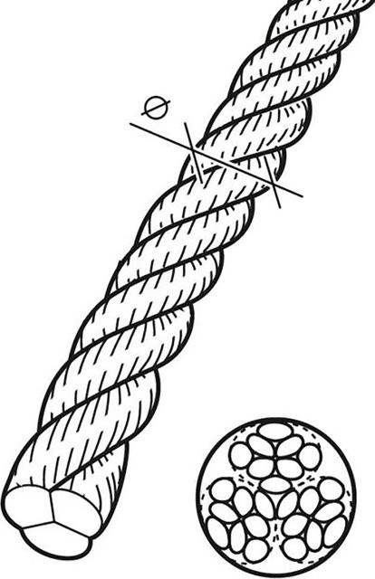 Conacord Sisal Seil gedreht in Natur, Durchmesser: 10 mm - Bild 1