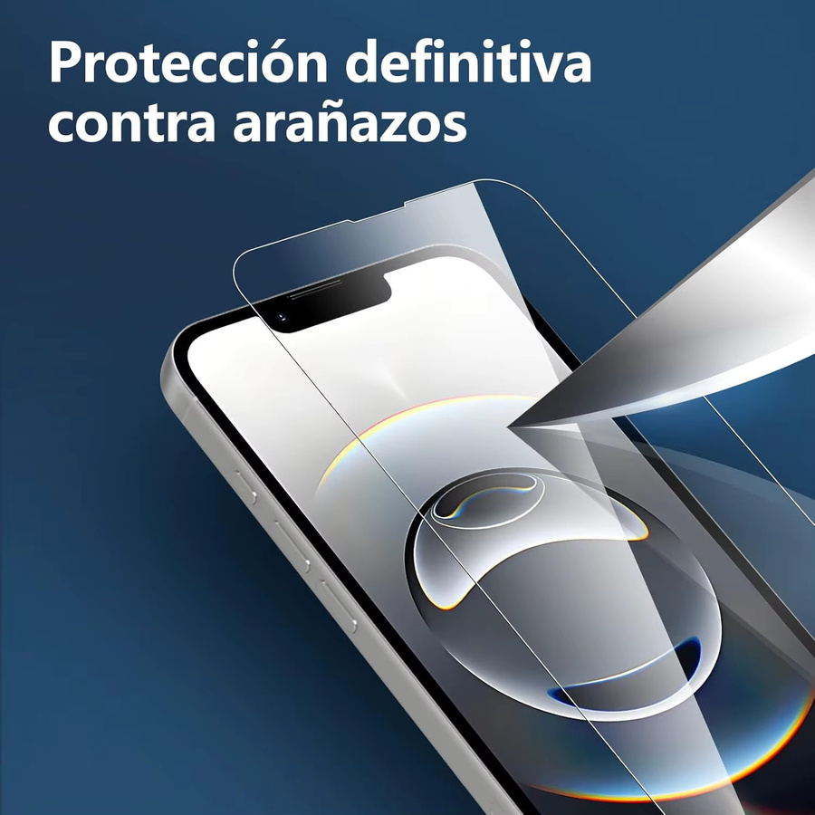 Leeshionz Displayschutz aus gehärtetem Glas für iPhone 16e, 6,1 Zoll, transparent, hochauflösend und Anti-Drop - Bild 3