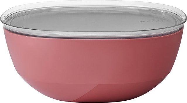 Mepal Servierschale Silueta mit Deckel, Weiß und Rot, 5000 ml - Bild 1
