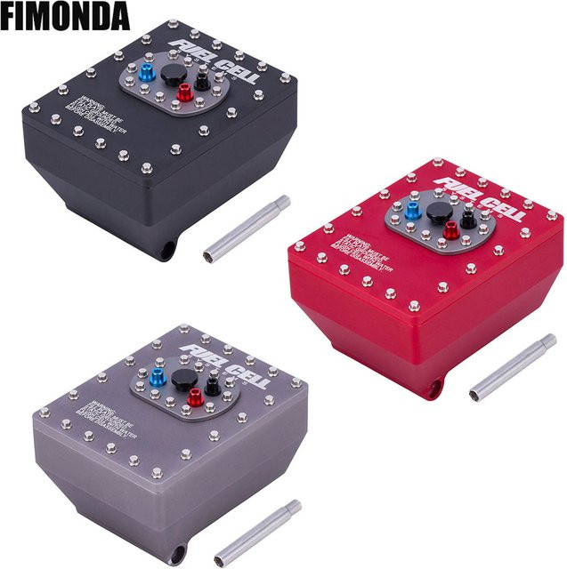 Fimonda Aluminium-Brennstoffzellen-Empfängerbox, Metall, Rot - Bild 1