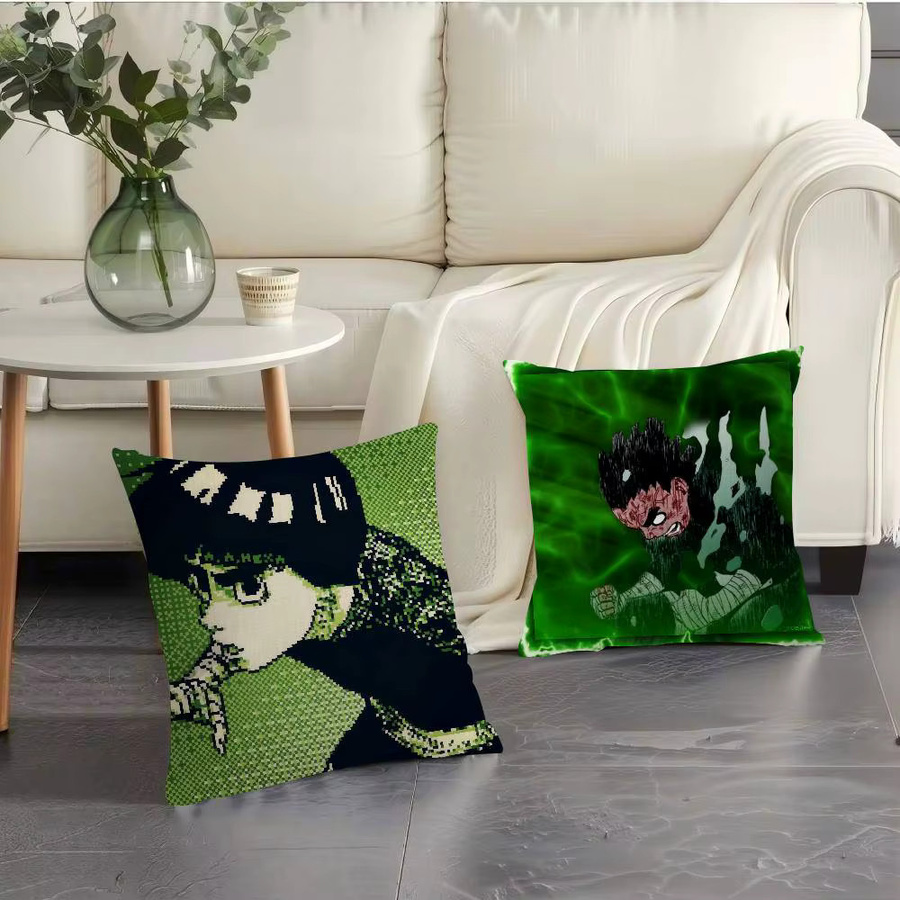 Anime Black Rock Lee Kissenbezug Naruto Deko für dein Wohnzimmer - Bild 3