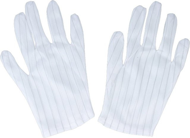 GSMnet Antistatik-Handschuhe in Weiß, Größe L - Bild 1