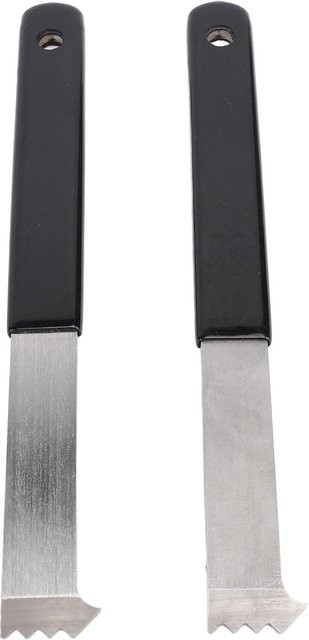 2er-Set Pflastersteinzieher mit Fugenkratzer und Mikro-Zähnen in Schwarz von TOMTOP JMS - Bild 1