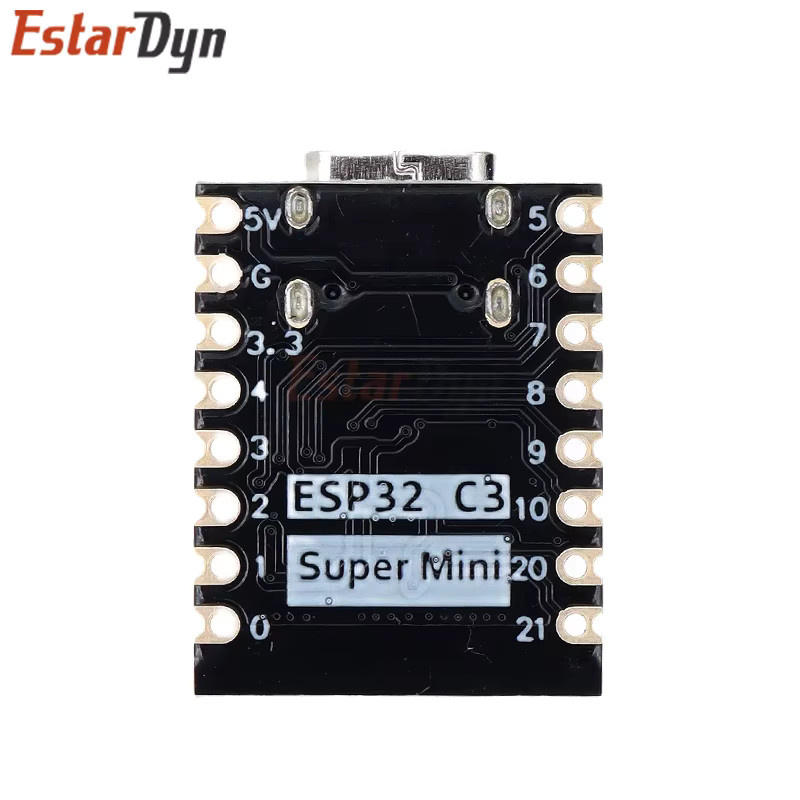 Estardyn ESP32-C3 SuperMini Entwicklungsboard mit WiFi und Bluetooth in Schwarz - Bild 2