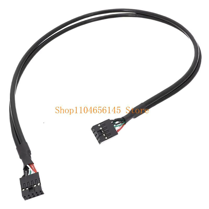 BGEKTOTH USB 2.0 Internes Mainboard-Verlängerungskabel 9-Pin Buchse zu Buchse in Schwarz - Bild 3