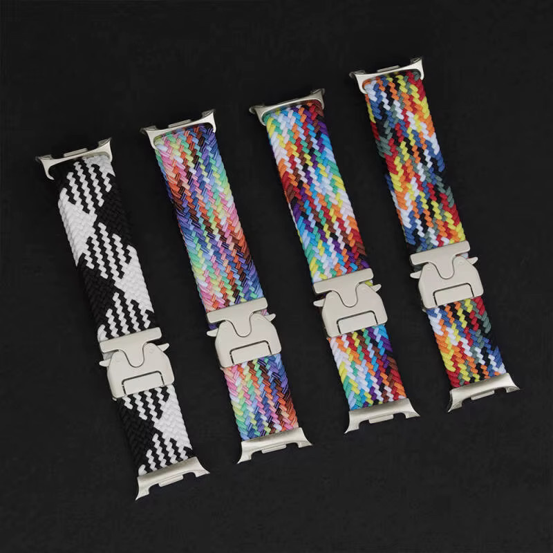 Samsung Uhrenarmband Nylon, geflochten, multicolour, Galaxy Watch Ultra 2025 - Bild 1