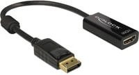 Delock DisplayPort auf HDMI Adapterkabel Schwarz 0,20 m - Bild 2