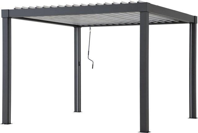 Sunjoy Multi-Pergola Matterhorn in Anthrazit, B/T: 306 x 306 cm - Bild 1