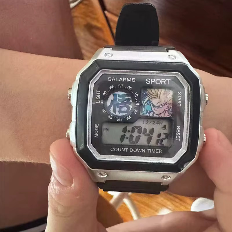 Bandai Armbanduhr, Digitaluhr, Kunststoff, Schwarz, Kinder - Bild 4