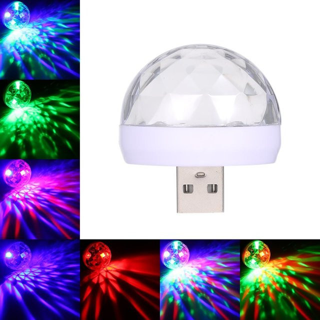 Igeteck RGB LED Neonlicht Tischlampe mit USB-Anschluss, bunt und transparent für Party und Disco - Bild 1