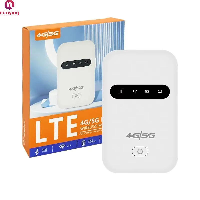 NUOYING M26 Tragbarer 4G WLAN-Router mit 3000mAh Akku, Weiß, SIM-kompatibler kabelloser Hotspot für bis zu 10 Geräte - Bild 2