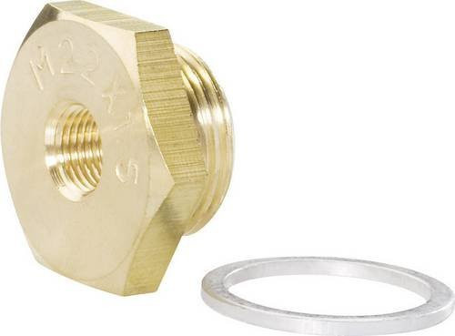 Equus 6930 Gewinde-Adapter für Öltemperaturgeber und Öldruckgeber in Gold, M22 x 1.5 - Bild 1