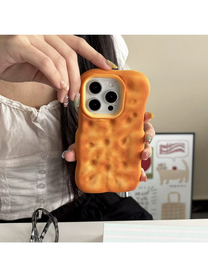 Handyhülle im Brot-Design für Apple iPhone 12 bis iPhone 17 Pro Max aus weichem Silikon - Bild 6