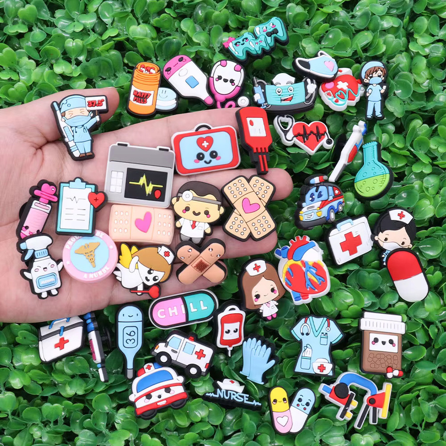 Happye&TiTi Charms, Cartoon Arzt Krankenschwester Krankenwagen, Kinder - Bild 2