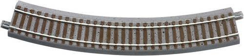 Roco geoLINE Gebogenes Gleis, 6-teiliges Set, H0, mit Bettung - Bild 1