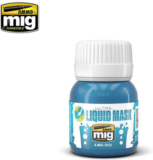 AMMO by MIG Jimenez Ultra Liquid Mask, Blau, 40ml - Bild 1