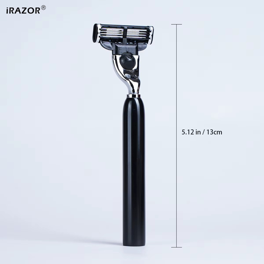 iRAZOR Herren-Handrasierer, schwarzer Aluminiumgriff - Bild 5
