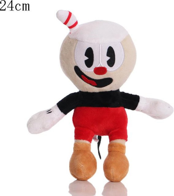 Yiran Health & Beauty Cuphead Mugman Plüschpuppe, ab 14 Jahren - Bild 1
