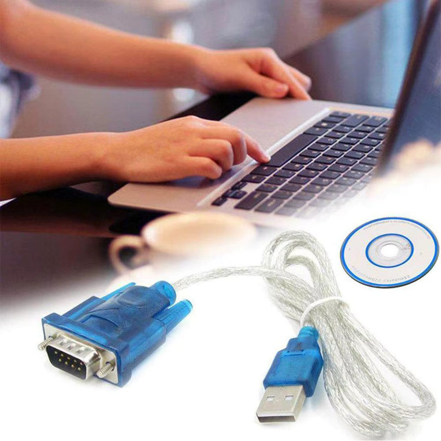USB 2.0 auf RS232 COM-Port Adapter, serieller 9-poliger DB9 Konverter mit Buchse in Blau für Windows 10/7/8 - Bild 2