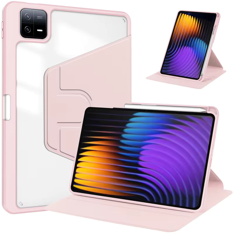 Xiaomi Poco Pad X1 Schutzhülle mit Stifthalter und 360 Grad drehbarem Acryl-Ständer in Grün - Bild 1