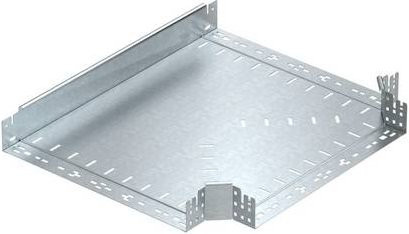 OBO Bettermann T-Stück aus Metall in Silber, Breite: 50 cm, Höhe: 8,5 cm - Bild 1