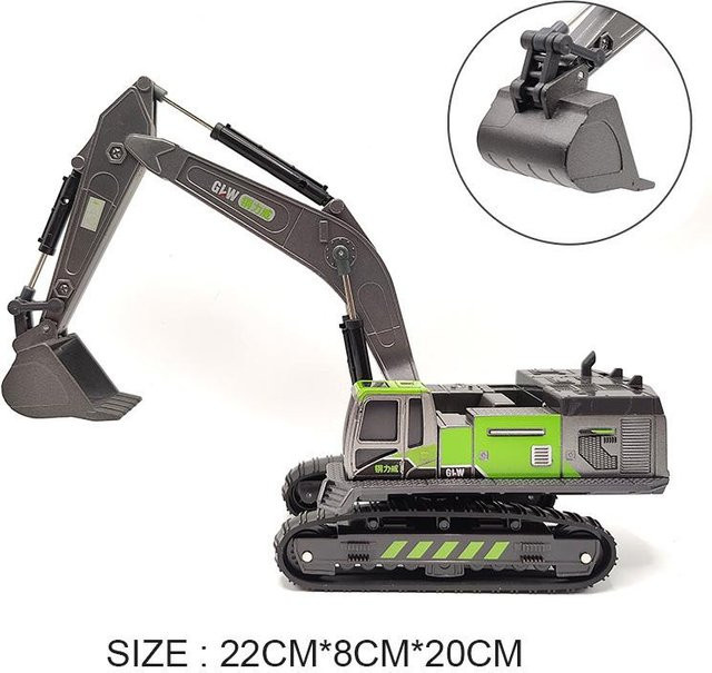 Linyi toy car Ingenieurwesen Diecast Trägheitsantrieb, Fahrzeug Modell, ab 4 Jahren - Bild 1
