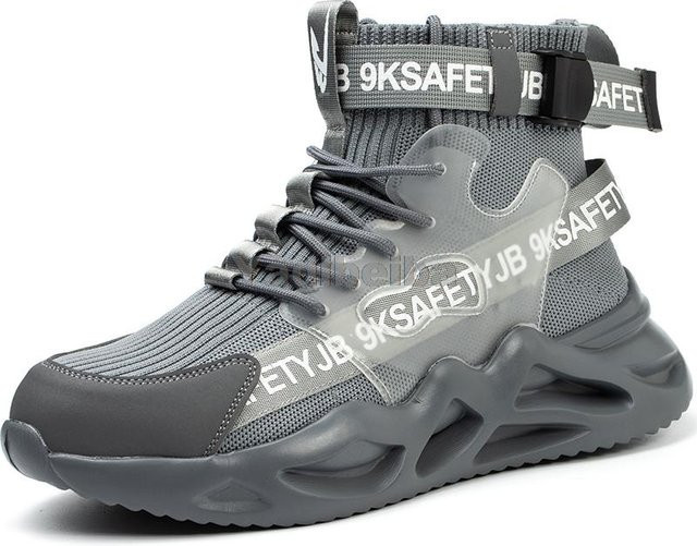 Avant-garde Arbeitssicherheitsschuhe für Männer und Frauen als Stiefel mit Stahlkappe und durchstichsicherer Sohle, Farbe: Grau, Größe: 40 - Bild 1