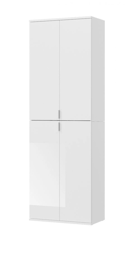 Inn.Furn Garderobenschrank SystemX, 4-türig, Weiß Hochglanz, B/T/H: 61 x 34 x 193 cm - Bild 1