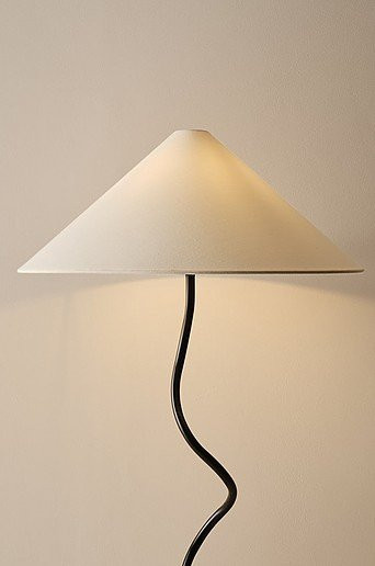Jotex Lampenschirm SCILLA in Beige und Weiß, Durchmesser: 50 cm - Bild 1